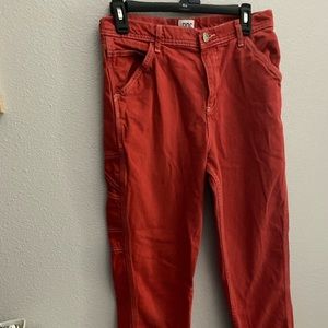 red uo carpenter pants